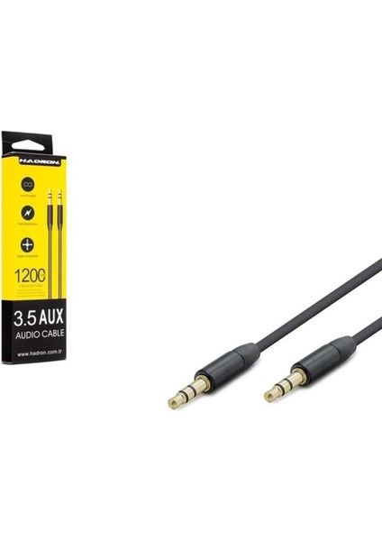 HDX1039S 4308S Aux Kablo 1.2mt Siyah