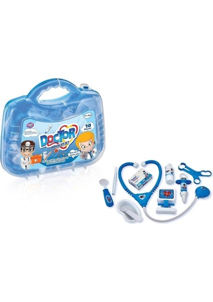 Çocuk Medikal Doktor Seti (10 Parça) Erkek 25 x 22 x 7 fiyatları