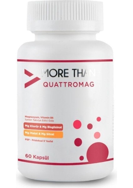 Quattromag Magnezyum Kompleks 60 Kapsül