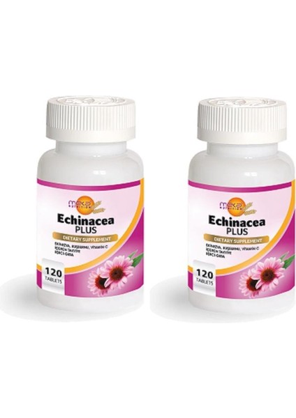 Ekinezya Kuşburnu 120 Tablet 2 Kutu