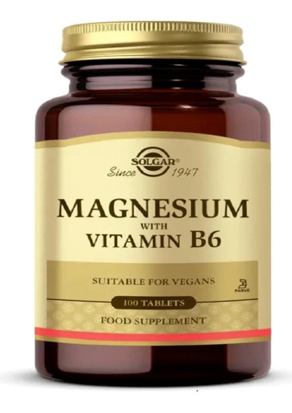 Magnesium With Vitamin B6 100 Tablet