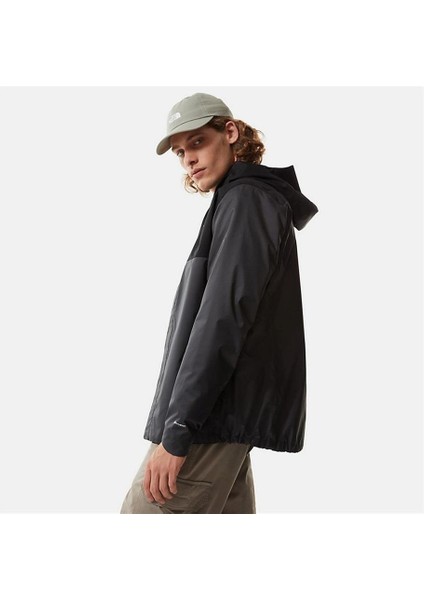 M Quest Zip-In Jacket - Eu Erkek Outdoor Rüzgarlık Mont Gri NF0A3YFMMN81