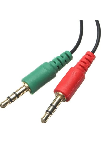 3.5mm Kulaklık Jack ve Mikrofon Çevirici Adaptör SYX-C119 Siyah