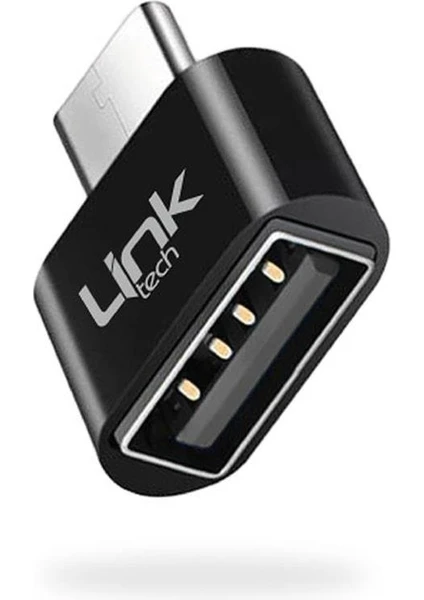 Linktech O192 USB - Type-C Dönüştürücü Otg Metal Adaptör