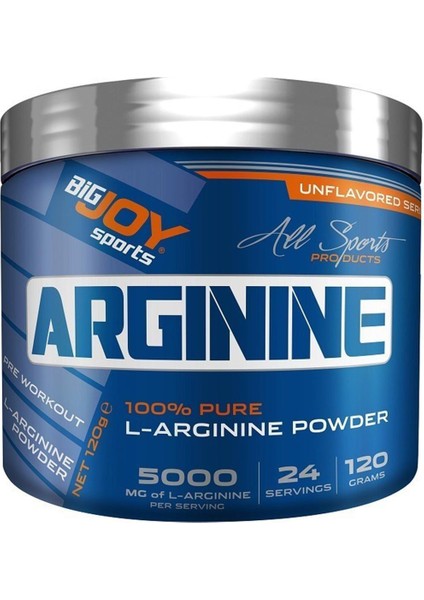 100 % Pure L-Arginine Powder 120 G