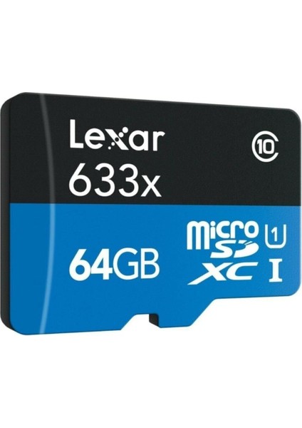 64GB Micro Sd Class 10 Hafıza Kartı 633X 95MB/S LSDMI64GBBEU633A