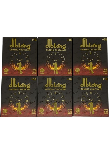 Diplong 6'lı Ginseng Çikolata Erkekler Için Gizli ve 769864469124