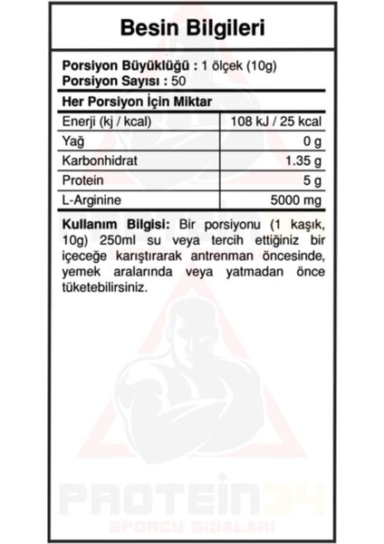 Bigjoy L-Arginine Powder 500GR Orman Meyveleri fiyatları