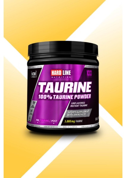 Hardline %100 Taurine Powder 300 gr
