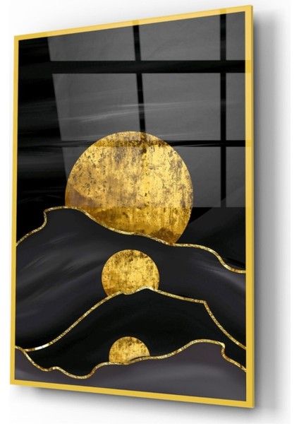 Eliza Home Soyut Gold Cam Tablo fiyatları
