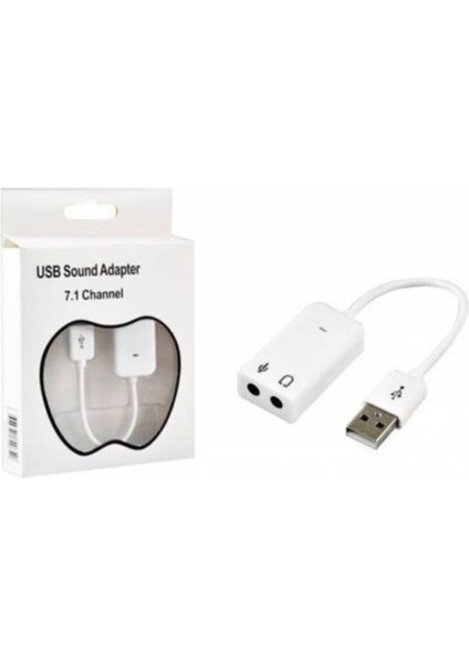 USB Cs-71 7.1 16BIT Ses Kartı