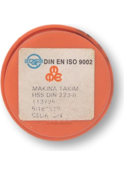 W 5/16 Pafta Normal Vidalı Hss Dın 223/B