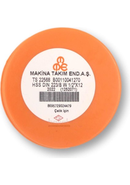 W 1/2 Pafta Normal Vidalı Hss Dın 223/B modelleri