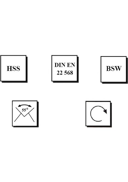 W 9/16 Pafta Normal Vidalı Hss Dın 223/B fırsatları