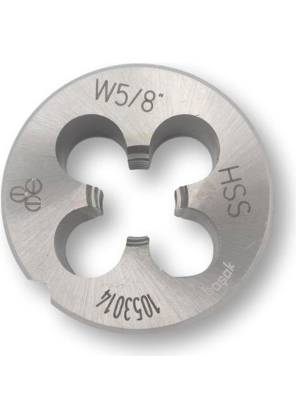 W 5/8 Pafta Normal Vidalı Hss Dın 223/B