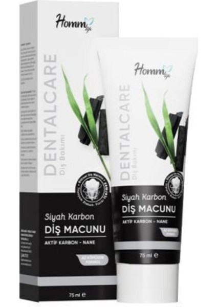 HoomlifeSiyah Karbon Diş Macunu 75 ml Ab