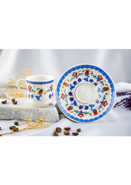 2'li Altın Yaldızlı Porselen Fincan Takımı Kadife Kutulu fiyatları