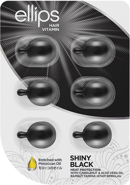 Siyah Saçlara Özel Işıltı Veren Saç Vitamini 6 Kapsül