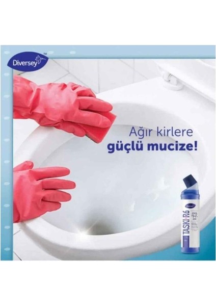 Taski R6 Wc Ağır Kirler Için Tuvalet Temizleyici 750 ml ve Diversey 150 ml + Sprey Kolonya