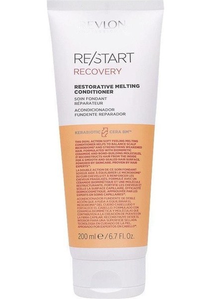 Restart Recovery Onarıcı Saç Kremi 200 ml