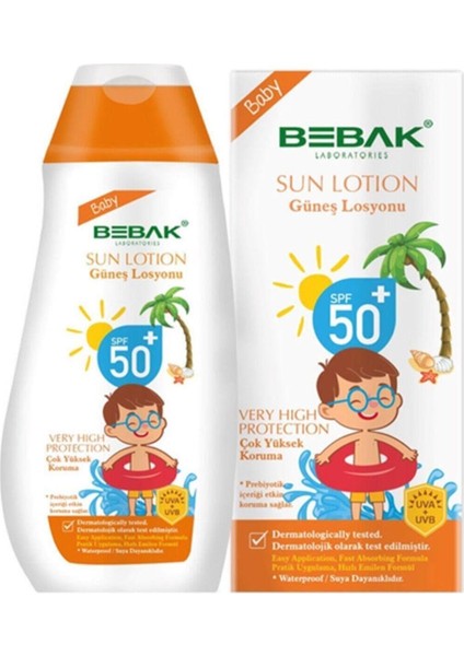Bebek Güneş Losyonu SPF50+ 200ML