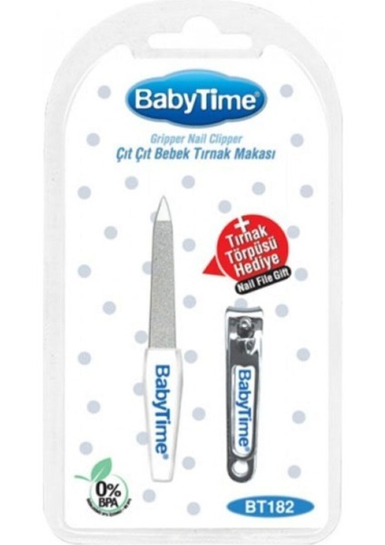 Çıt Çıt Bebek Tırnak Makası Tırnak Törpüsü Babytime