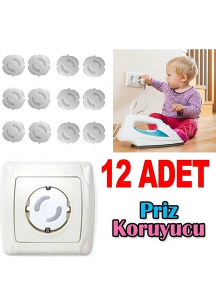Bebek Priz Emniyeti, Priz Kapatıcı, Çocuk Güvenliği 12 Adet