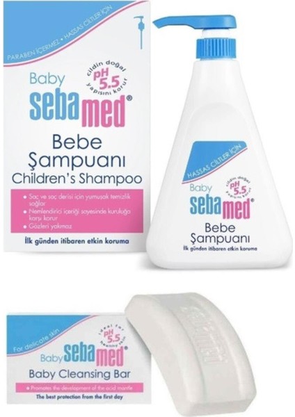 Baby Ph 5.5 Bebek Şampuanı 500 ml Baby Ph 5.5 Bebek Kompakt 100 gr