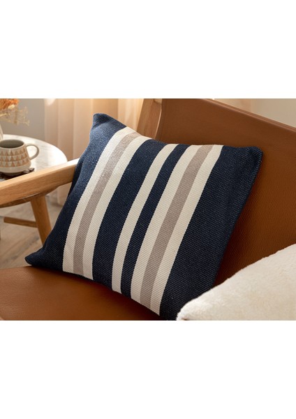 Tissue Dokuma Kırlent Kılıfı 45 x 45 cm Lacivert fiyatları