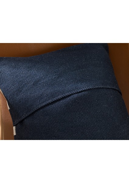 Tissue Dokuma Kırlent Kılıfı 45 x 45 cm Lacivert modelleri