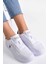 Air Force Beyaz Sneaker Kadın Günlük Spor Ayakkabı USP0020-1BEYAZ 1
