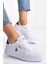Air Force Beyaz Sneaker Kadın Günlük Spor Ayakkabı USP0020-1BEYAZ 4