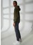Kapüşon Yaka Yeşil Erkek M652900022890P Sweatshirts Relaxed 2