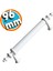 Mobilya Banyo Mutfak Dolabı Çekmece Dolap Kapak Kulpu Kulbu Beyaz 96 mm Metal Kulp 1