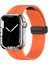 Apple Watch 6 Se 5 4 3 2 1 44 mm 42 mm Uyumlu Silikon Kordon Magnetik D Tokalı Spor Tarzı Kayış 2