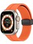 Apple Watch 6 Se 5 4 3 2 1 44 mm 42 mm Uyumlu Silikon Kordon Magnetik D Tokalı Spor Tarzı Kayış 5