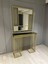 Zdesignhome 90 cm Ayna + 90X30X100 cm Dresuar Gold ( Raf Bronz Aynadır) 3