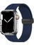 Apple Watch 6 Se 5 4 3 2 1 44 mm 42 mm Uyumlu Silikon Kordon Magnetik D Tokalı Spor Tarzı Kayış 2