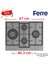 Flowart Serisi Gri Set (ED078+ QMS63CPR +D082 ) 3