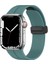 Apple Watch 7 8 41 mm Uyumlu Silikon Kordon Magnetik D Tokalı Spor Kayış Mıknatıslı Toka 2