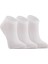 Jaime Unisex Spor Kısa Çorap 36-44 Beyaz 3 Lü Paket V1 2