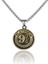 Harry Potter Unisex Patform Paslanmaz Çelik Kolye Bronz 1