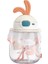 ST-7008 600ML Krem Kulaklı Tritan Pipetli Askılı Matara 1