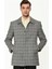 PLT8206 Dewberry Erkek Palto-Düz Gri 1
