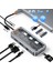 Apple Macbook 13.3' Pro 2022 10IN1 Type-C Hub 3*usb3.0+4k HD+PD+3.5MM+SD+TF+VGA+RJ45+ Hub 1