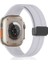 Apple Watch Ultra 49MM Uyumlu Mıknatıslı Manyetik Tasarım Silikon Kordon Kayış 2