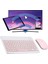 Apple iPad 10.2 2021 A2603 A2604 Uyumlu Kablosuz Bluetooth Klavye+Mouse Set 1