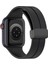 Apple Watch 3/4/5/6/7/8 42 44 45 49MM Ultra Kordon D Tokalı Magnetik Silikon Kayış 2