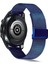 Huawei Watch Gt 3 Se 46 mm Uyumlu Hasır Metal Kordon Klipsli Tel Örgü Kayış 1