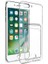 Apple iPhone Se 2020 ile Uyumlu Kılıf Kartlıklı Kartvizitli Şeffaf Telefon Kılıfı Kapak 2